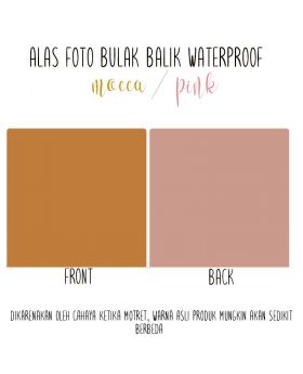 Alas Foto Polos Background Backdrop Studio Waterproof - Mocca Pink