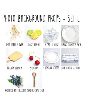 Background alas foto produk studio - Set L