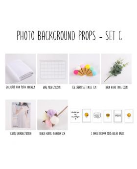 Background alas foto produk studio - Set C