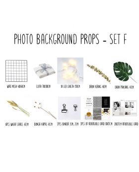 Background alas foto produk studio - Set F