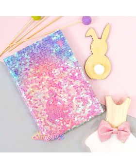 BUKU NOTEBOOK SEQUIN STARFIVE - PINK STAR