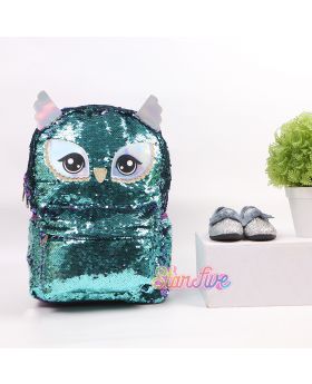 TAS RANSEL SEQUIN OWL STARFIVE - LARGE 